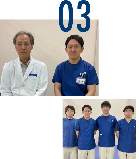 急性期から慢性期にかけて豊富な職務経験