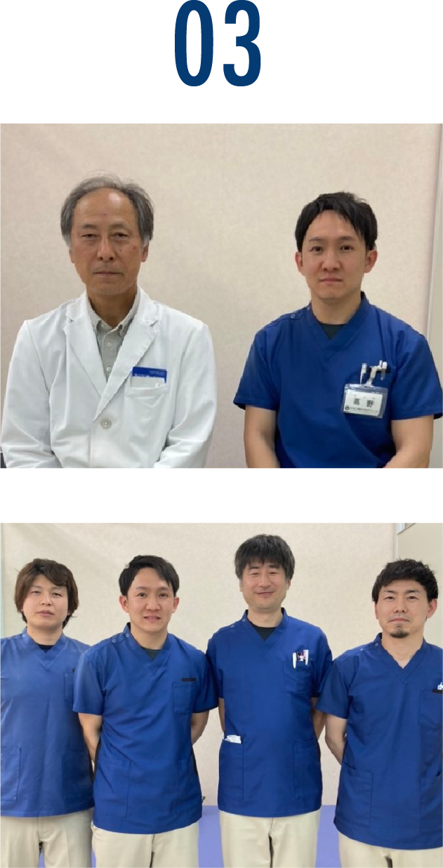 急性期から慢性期にかけて豊富な職務経験